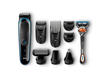 Braun MGK5080 - Baardtrimmer - 9-in - Zwart Blauw, Verzenden, Nieuw