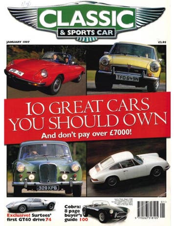 1997 CLASSIC AND SPORTSCAR MAGAZINE (01) JANUARI ENGELS, Nieuw, Author