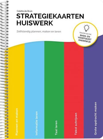 9789492985071 Strategiekaarten huiswerk Colette de Bruin, Boeken, Verzenden, Nieuw, Colette de Bruin