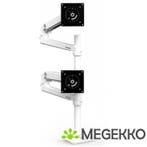 Ergotron LX Series Dual Stacking Arm 40  Klem Wit, Computers en Software, Monitoren, Verzenden, Nieuw, Ergotron