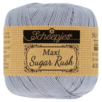 Scheepjes Maxi Sugar Rush 50gr - 618 Silver, Verzenden, Nieuw