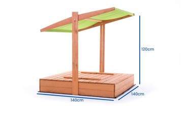 Speelzandbak 140cm | Gecertificeerd Hout | A-kwaliteit |..., 100 tot 200 cm, Nieuw, Ophalen of Verzenden, 50 cm of meer