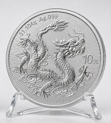 China. 10 Yuan 2026 – China Dragon – 1 oz Silver coin – Ag