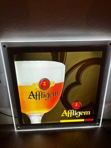 Affligem lichtreclame / lichtbak – bier reclamebord – bar /