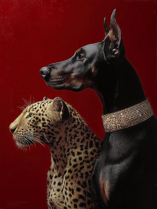 Yamila - Vanguardia Noble: Retrato del Dóberman y el, Huis en Inrichting, Overige Huis en Inrichting