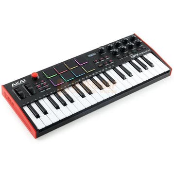 Akai MPK Mini Plus 37-key MIDI-controller met sequencer, Ophalen of Verzenden, Nieuw
