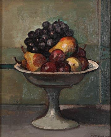 Matthieu Wiegman (1886-1971) - Stilleven van fruitschaal