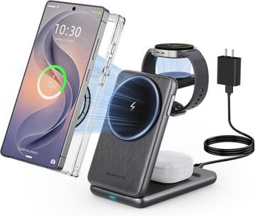 3-in-1 Samsung Oplader - Retourdeal: 45% korting, Ophalen of Verzenden, Zo goed als nieuw, Telefoonhanger of Accessoire, Samsung