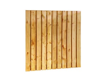 Grenen Schutting Geschaafd Groen Geïmpregneerd 180 x 180 cm, Nieuw