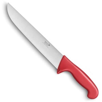 Déglon Vleesmes 25 cm – Ergonomisch Rood Handvat – Roes, Ophalen of Verzenden, Nieuw, Overige materialen