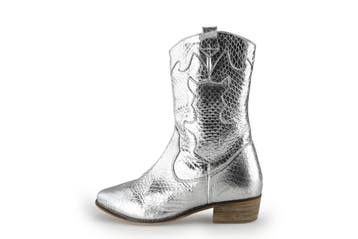 Wysh Cowboy laarzen in maat 38 Zilver, Overige kleuren, Verzenden, Zo goed als nieuw, Wysh