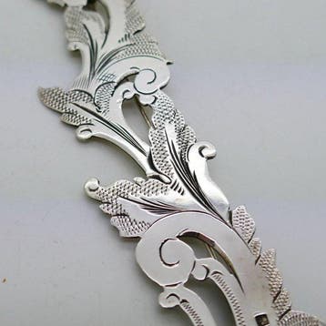 Zilver - Broche - C. van Baaren (1887-1911)
