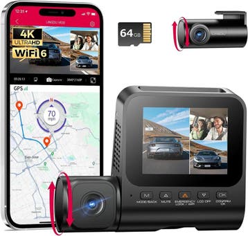 Autocamera 4K Set | 170 Groothoek | Laatste Stuk!, Auto diversen, Dashcams, Ophalen of Verzenden, Nieuw