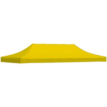 vidaXL Partytentdak 270 g/m² 6x3 m geel, Verzenden, Nieuw, Partytent