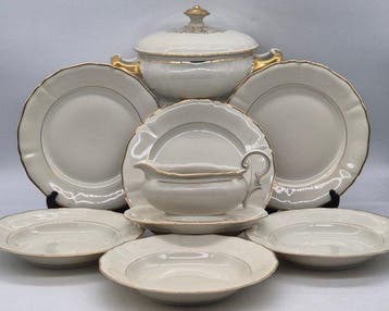 Eetservies - Bavaria – 8-teiliges Speiseservice – Porzellan