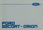 1986 Ford Escort & Orion Instructieboekje Nederlands, Verzenden