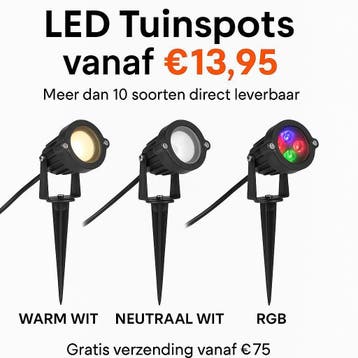 Tuinspots, Buitenlampen | Vanaf €13,95! | Groot assortiment, Nieuw, Vloerspot of Grondspot