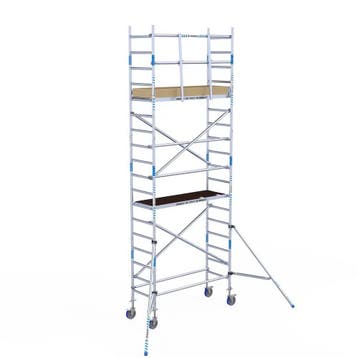 ALX rolsteiger 75 x 6,2m WH met voorloopleuning, Verzenden, Nieuw, Rolsteiger of Kamersteiger, 5 meter of hoger