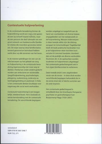 Contextuele hulpverlening 9789036810487, Verzenden, Gelezen, Karlan van Ieperen-Schelhaas