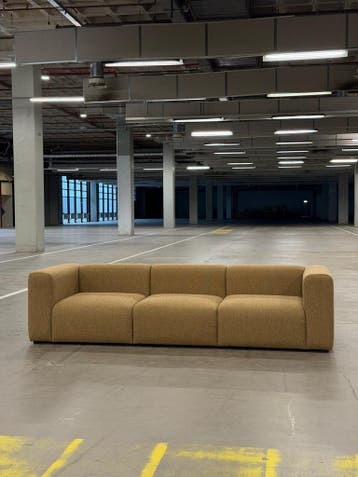 HAY Mags Bank | Caramel | NIEUWSTAAT + Garantie, 250 tot 300 cm, Stof, Driepersoons, 75 tot 100 cm