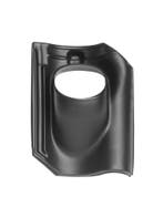 Kunststof dakpan Opnieuw Verbeterde Holle 1-pans zwart, Verzenden, Nieuw