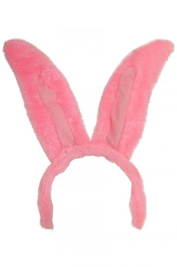 KIMU® Haarband Konijn Roze Diadeem Konijnenoren Oren Oortjes, Ophalen of Verzenden, Nieuw, Carnaval, Accessoires