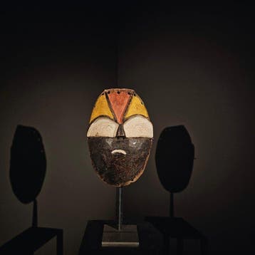 Uitzonderlijk masker Lilwa - Mbole - DR Congo, Antiek en Kunst