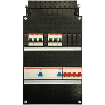 ABB groepenkast 6 groepen, 2 aardlekschakelaars, 1, Ophalen of Verzenden, Nieuw