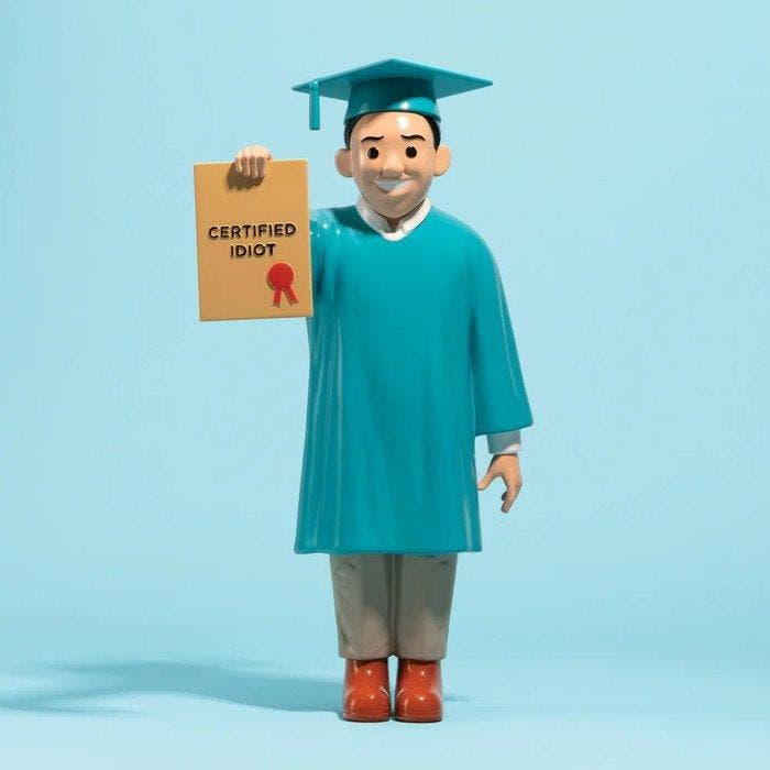 Joan Cornellà (2016) - Certified Idiot, Antiek en Kunst, Kunst | Designobjecten