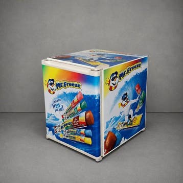 Mr.Freeze - Mr. Freeze reclamekoelkast - Reclamebord -