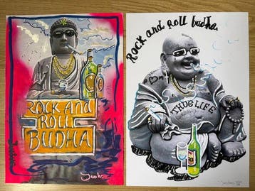 Justus Donker (XX) - Two rock and roll Boeddha