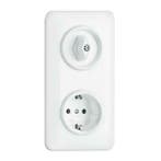 BAKELIET stopcontact wit inbouw I Gratis verzending!, Verzenden, Nieuw, Stopcontact