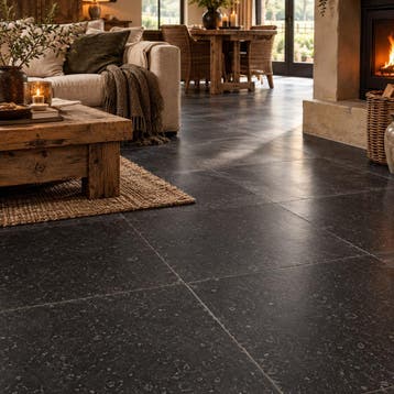 Keramische Hardsteenlook vloertegels 60x60 met semi getromme, Verzenden, Nieuw
