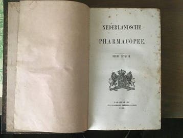 Nederlandse Pharmacopee / Codex / Geschiedenis van de, Antiek en Kunst, Antiek | Boeken en Bijbels
