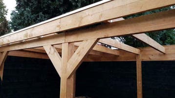 douglas DHZ veranda carport overkapping houtpakket div maten, Ophalen, Nieuw, 250 cm of meer, Overige typen