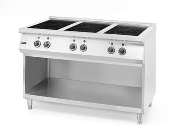 Hendi Inductiekookplaat | 6 Kookzones | 400V | 25,5kW | RVS, Ophalen of Verzenden, Nieuw in verpakking