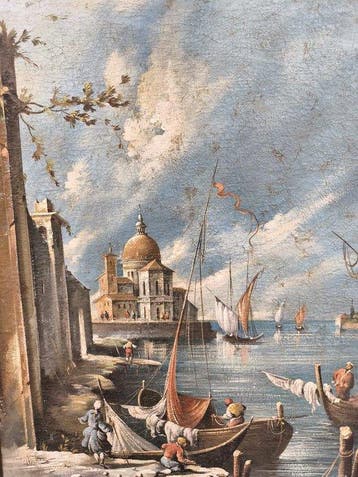 Escuela Barroca Italiana (XVIII) follower of Canaletto,