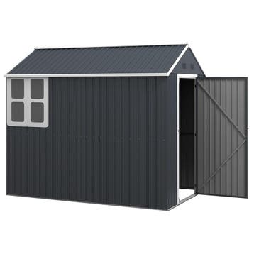 TRUUSK Tuinhuisje van Staal 4 - Met Venster - Afsluitbare T, Verzenden