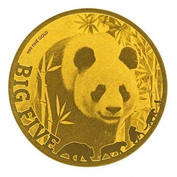 Tsjaad. 5000 Francs 1/200 oz 999 Fine Gold 5000 CFA Francs
