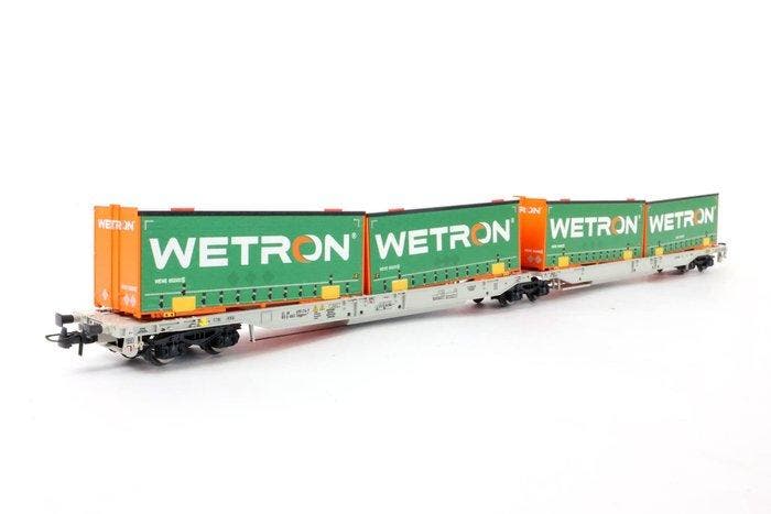 Roco H0 - 67401 - Modeltrein goederenwagon (1) - Dubbele, Hobby en Vrije tijd, Modeltreinen | H0