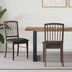 Eettafelstoelen 2 pcs Licht Bruin 50 x 52,5 x 91 cm, Verzenden, Nieuw