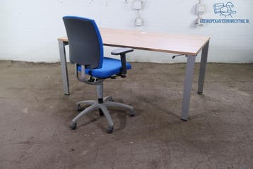 Handmatig Verstelbaar Bureau – Havanna blad 160x80 cm –, Overige typen, Gebruikt, Verzenden, Drentea