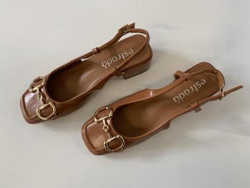 Veiling - Bruine Estrada dames slingback ballerinas maat 36, Kleding | Dames, Nieuw