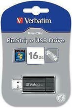 Verbatim | USB Stick | 16 GB | USB 2.0 | Pinstripe, Verzenden, Nieuw