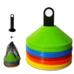 Set van 10 Voetbal Trainingskegels Disc Cones Agility, Verzenden, Nieuw