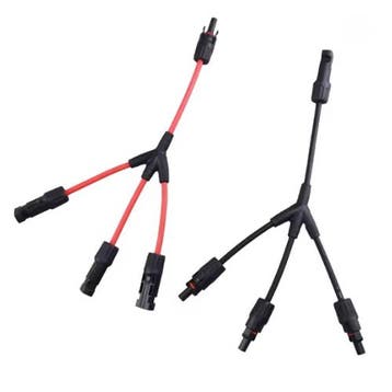 Y-Kabel splitter voor zonnepanelen camper/caravan - rood/zwa, Ophalen of Verzenden, Nieuw
