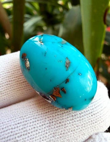 Turquoise Echte edelsteen! Topkleur Neishabour Turquoise