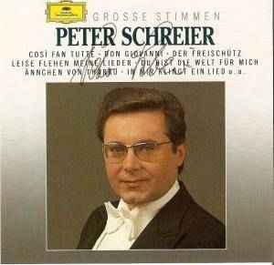 cd - Peter Schreier - Grosse Stimmen, Cd's en Dvd's, Cd's | Overige Cd's, Zo goed als nieuw, Verzenden