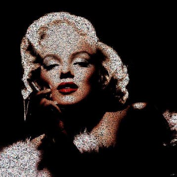 David Law (1967) - Crypto Marilyn VI - Format XL 60x60