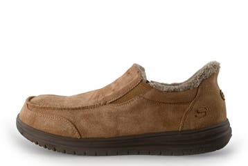 Skechers Pantoffels in maat 44 Beige, Kleding | Heren, Schoenen, Overige kleuren, Verzenden, Zo goed als nieuw, Skechers